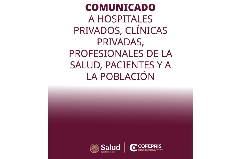 Alerta sanitaria de Cofepris