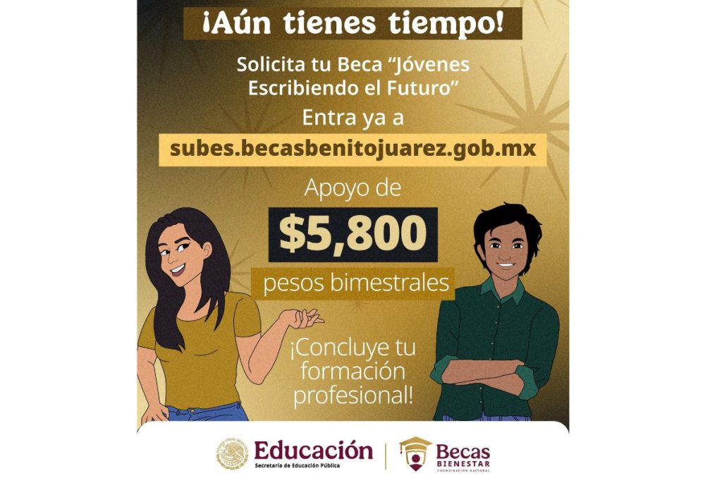 Beca Jóvenes Escribiendo el Futuro registro febrero