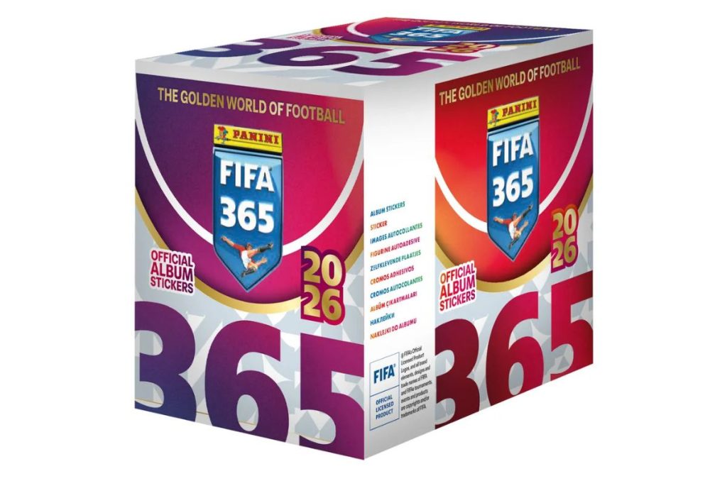 Caja de sobres para el album del Mundial