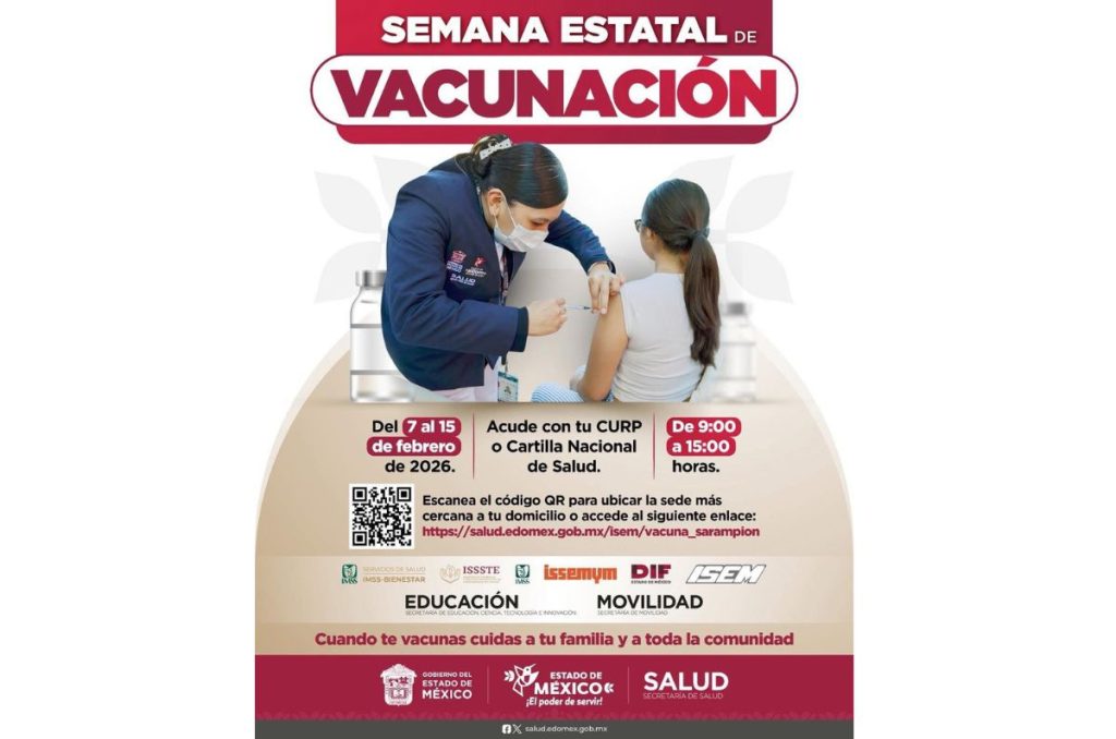 Módulos de vacunación en Edomex