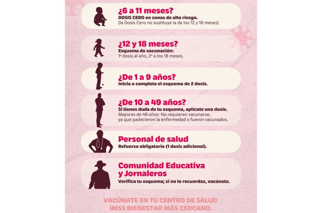 Quienes deben vacunarse contra el sarampión