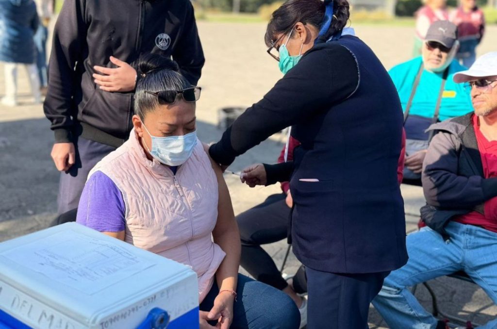 Vacuna contra el sarampión en la CDMX