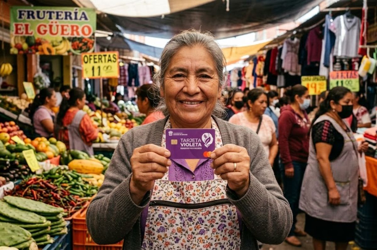 ¿Quieres $15,600 al año? Tarjeta Violeta del Bienestar anuncia registro en 3 estados de México