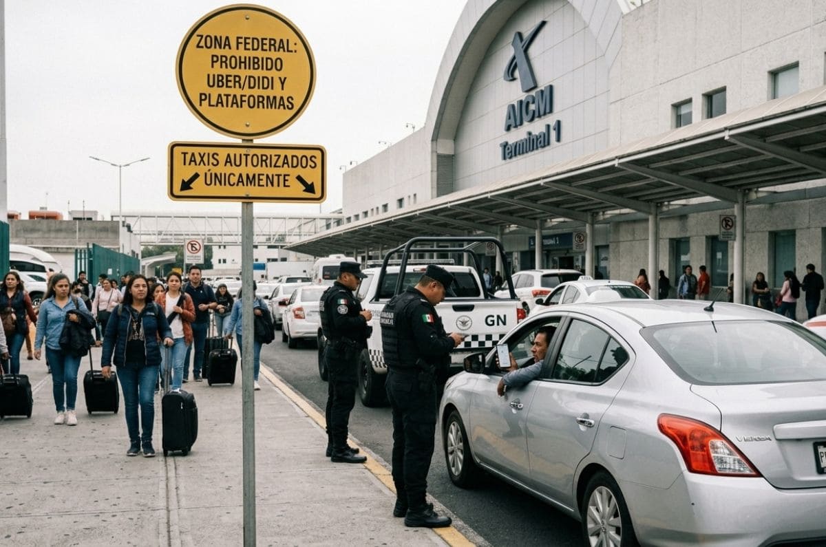 ¿Dónde SÍ se puede pedir Uber o Didi en el AICM? Así quedan los puntos permitidos