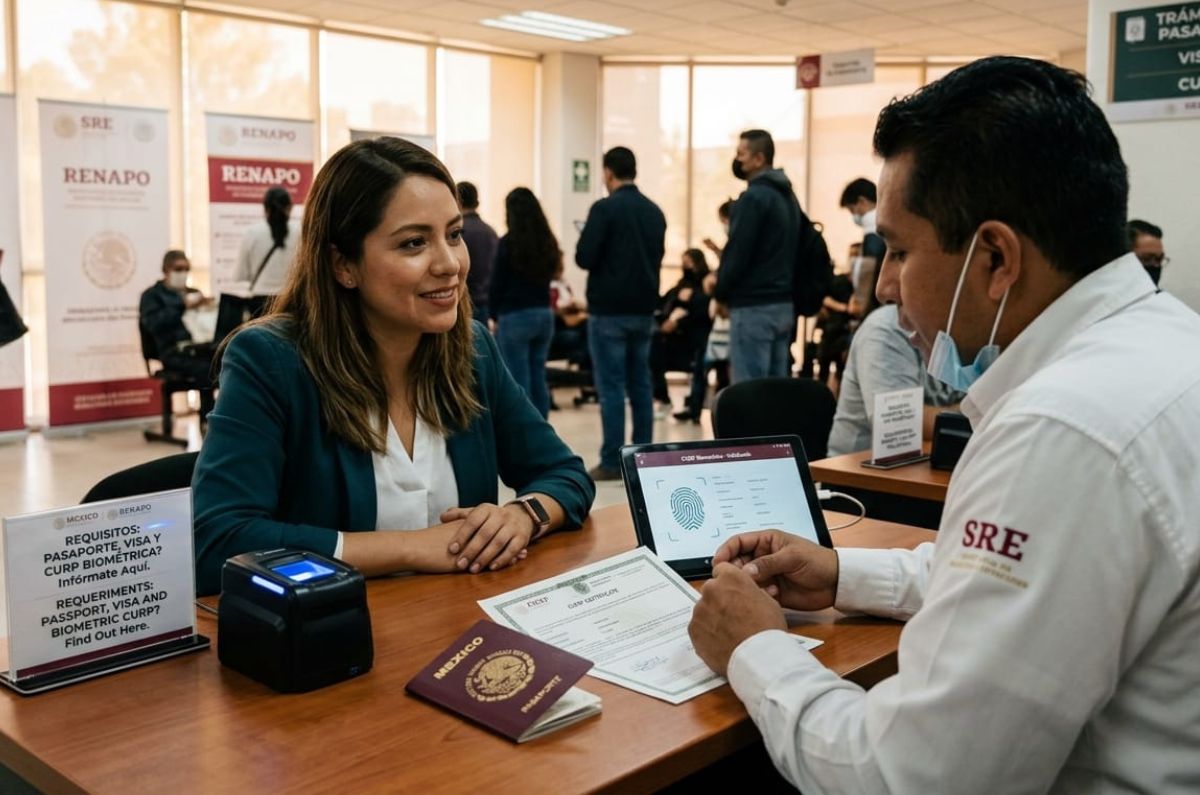 CURP Biométrica 2026 ¿Es obligatoria para tramitar la visa y el pasaporte?
