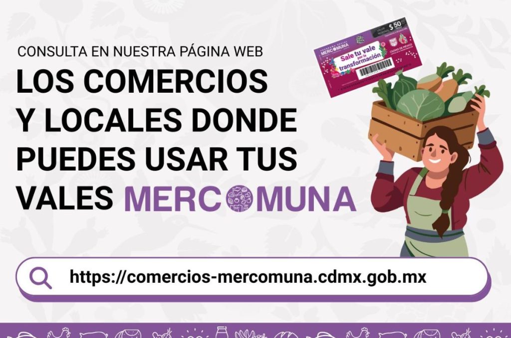 Comercios que aceptan los vales Mercomuna