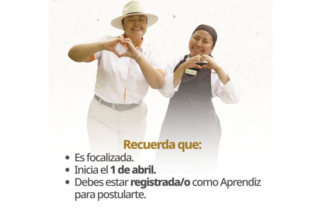 Fecha de inscripciones a Jóvenes Construyendo el Futuro