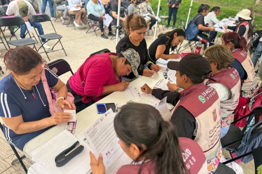 Módulos de entrega de los vales Mercomuna en CDMX