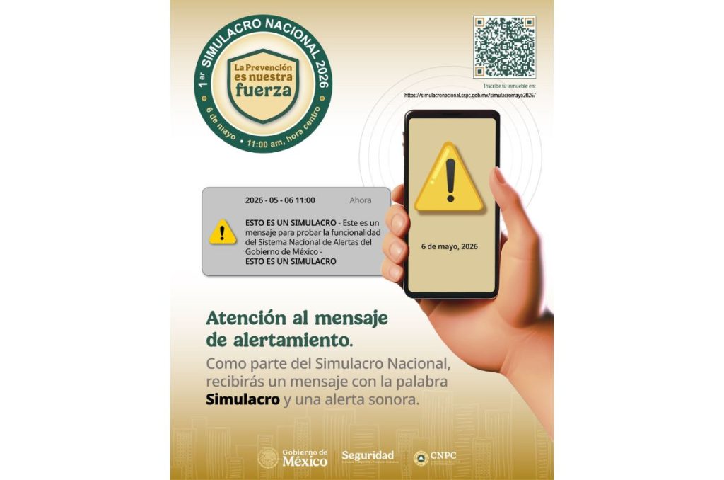 Nuevo mensaje en la alerta sísmica de celulares