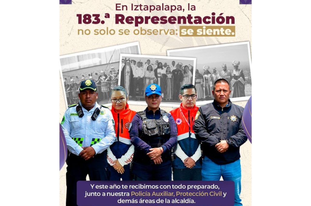 Operativo de Semana Santa en CDMX