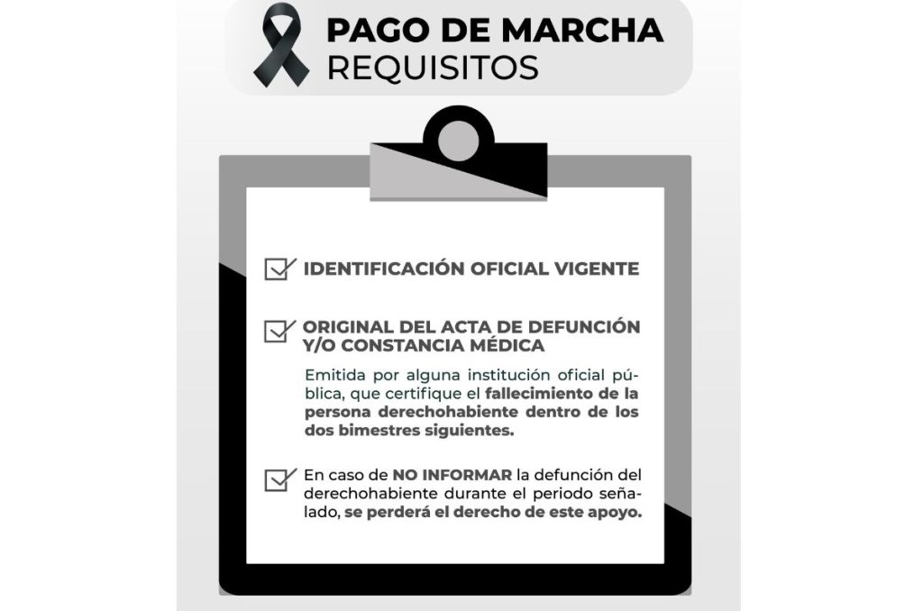 Pago de marcha a las personas auxiliares