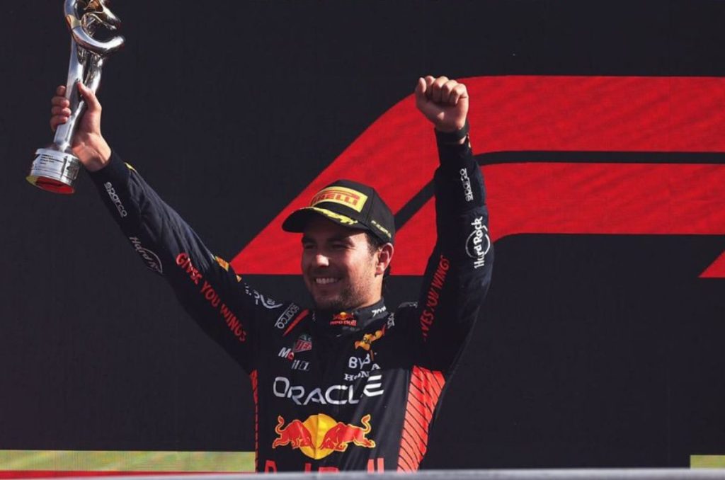 Sergio Perez en Red Bull