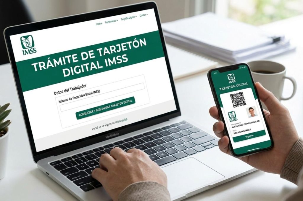 Tramite del Tarjetón Digital del IMSS 2026