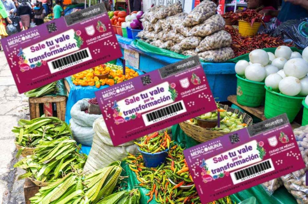 Vales Mercomuna en CDMX entrega de marzo