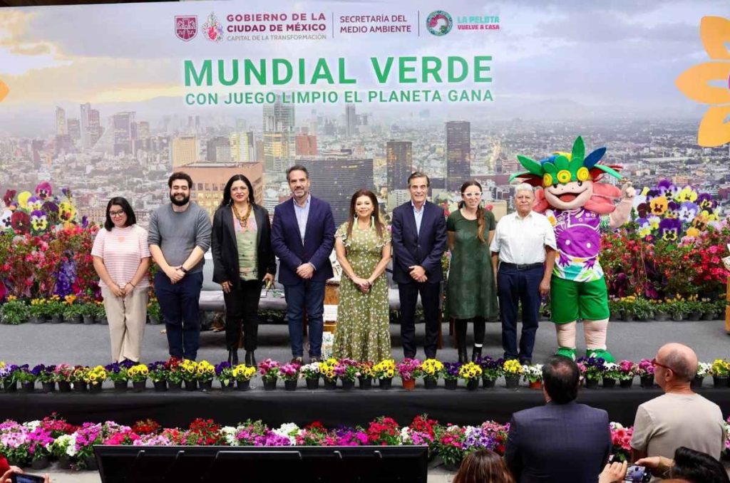 Clara Brugada presenta el Mundial Verde CDMX