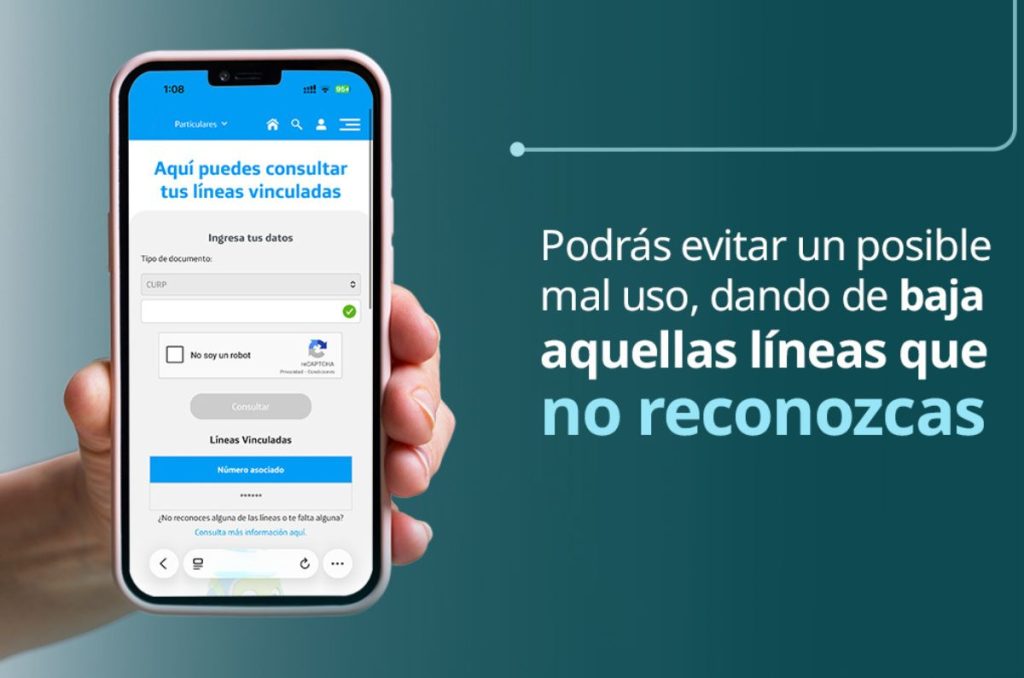 Dar de baja líneas desconocidas