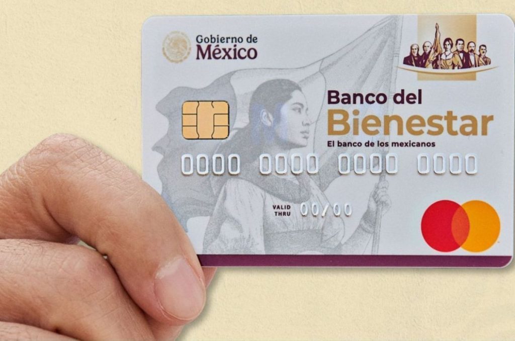 Entrega de tarjetas del bienestar en abril