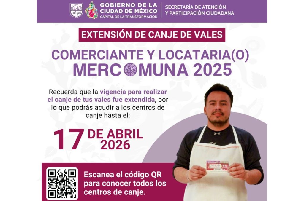 Fecha limite para canjear los vales