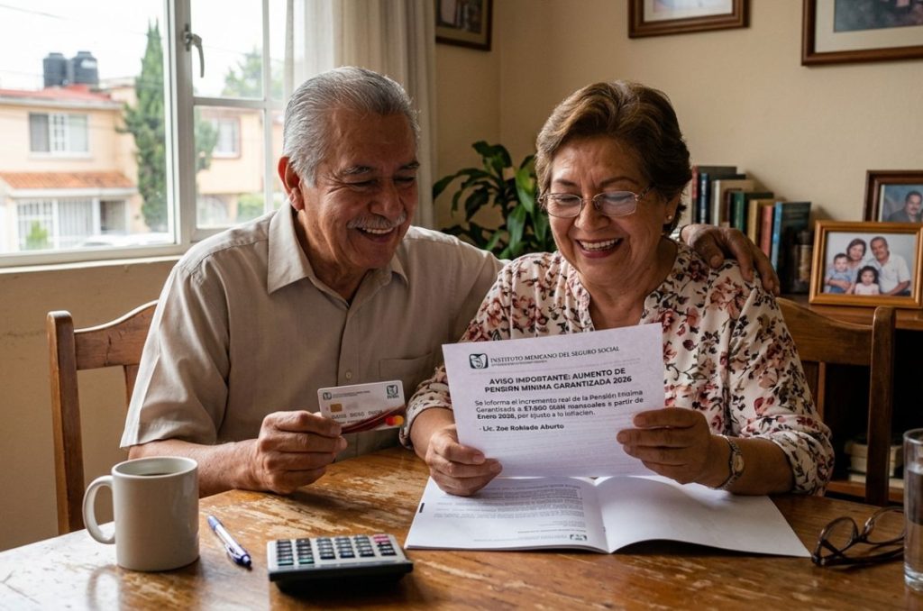¡Confirmado! Aumenta la pensión mínima garantizada del IMSS: Esto cobrarás a partir de mayo