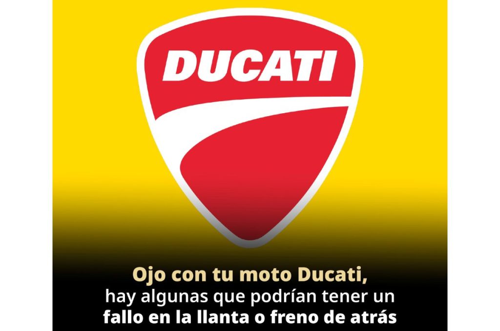 Profeco lanza alerta por fallas en motos Ducati