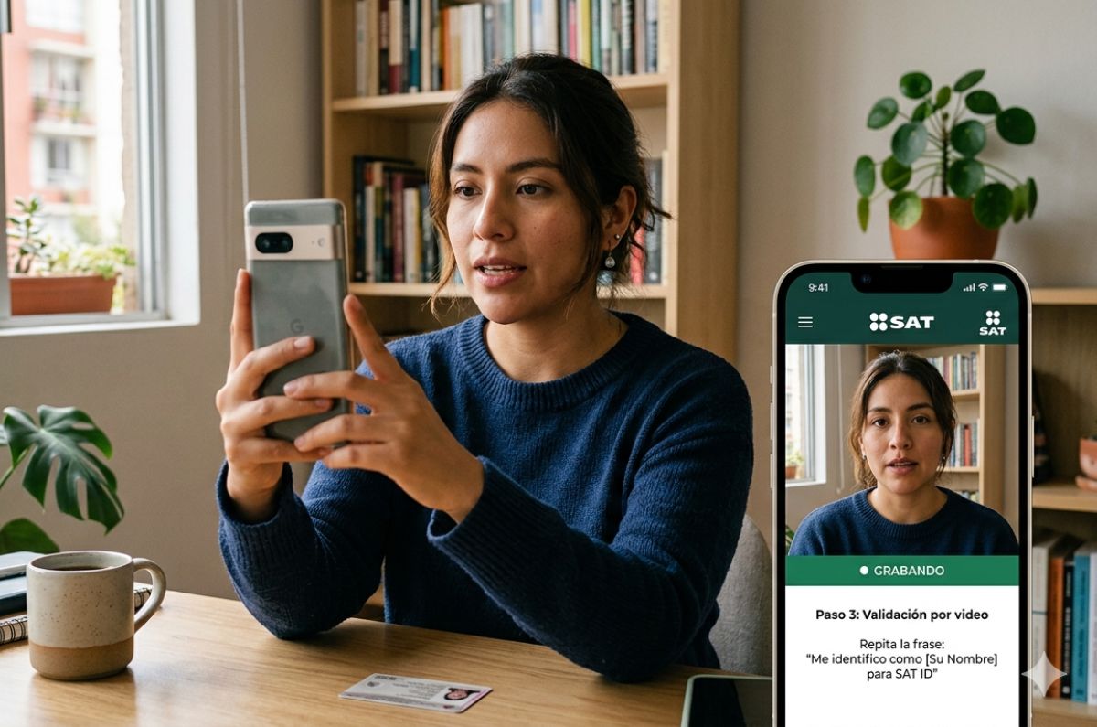 SAT ID: Esta es la forma correcta de grabar tu video y que se autoricen tus trámites en línea