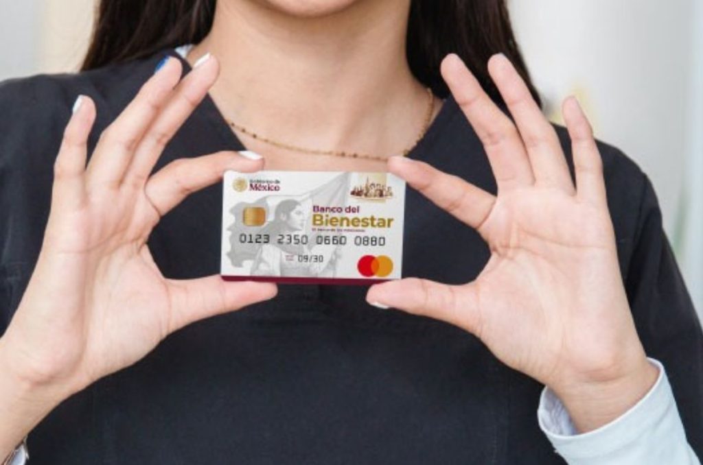 Tarjeta del bienestar para recibir dinero